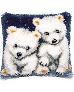 Vervaco smyrnapakket knoopkussen kleine ijsbeertjes PN-0204524 voorbedrukt