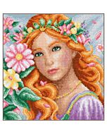 Lanarte borduurpakket zonnen koningin PN-0213467 evenweave telpatroon