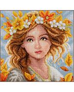 Lanarte borduurpakket oogst koningin PN-0213472 evenweave telpatroon