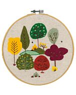 Vervaco borduurpakket herfstbos PN-0222674 voorbedrukt incl. borduurring