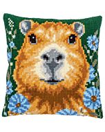 Vervaco borduurkussenpakket capibara PN-0229227 voorbedrukt 