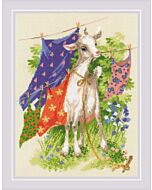 Borduurpakket geit en de was Riolis 1891
