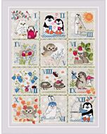 Riolis borduurpakket  Bos Kalender om te borduren 1979