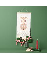 Rico Design borduurpakket adventskalender lichtjes 100486 telpatroon incl. posterhanger