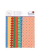 Stoffenset  Floral Squares voor poppenkleding Dress your doll