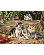  Borduurpakket The Cats - de katten om te borduren van Luca-s b556