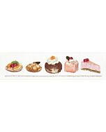 Thea Gouveneur borduurpakket Gebakjes 3050A