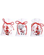 Vervaco borduurpakket 3 kruidenzakjes kerstkabouters pn-0150688 borduren