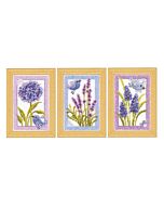 Vervaco borduurpakket 3 stuks vogel met bloemen pn-0143718