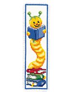 Vervaco borduurpakket boekenlegger rups met boeken boekenlegger pn-0011261