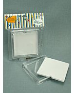 Vierkante onderzetter voor een klein borduurwerkje