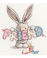 Borduurpakket  Bebunni - friend om te borduren Borty trreads xbb16