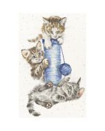 Bothy Threads borduurpakket kittens krabpaal XHD154 telpatroon