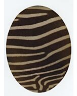  Kniestukken/elleboogstukken opstrijkbaar zebraprint