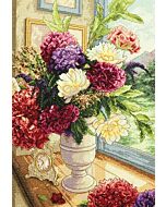 Borduurpakket  zomer boeket (summer bouquet)  van dimensions gold collection 70-35328