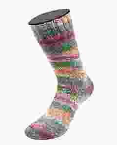 Lana Grossa Landlust Die Sockenwolle kl.718 (wit/grijs/groen/blauw/paars)