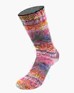 Lana Grossa Landlust Die Sockenwolle kl.718 (wit/grijs/groen/blauw/paars)