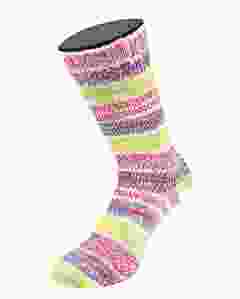 Lana Grossa Meilenweit Cashmere Mezzo kleur 4202 (wit/groen/blauw/geel/roze/paars) 