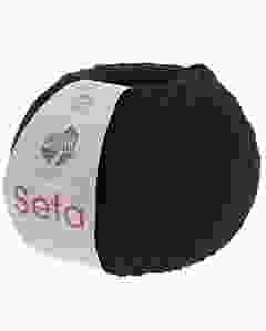 Lana Grossa Meilenweit seta kl.16 (zwart) is een 4-draadse sokkenwol