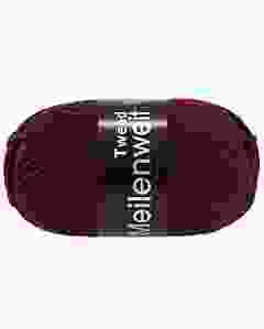 Lana Grossa Meilenweit tweed kl.177 (blauw met bruine tweed)