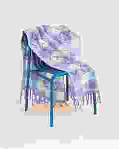 Steel de show met een eigen gehaakte Granny Squares plaid vichy van Pingouin Pingo Firs