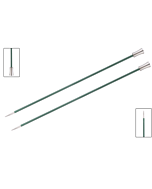 Knit Pro Zing breinaald met knop 3.0mm, 40cm lang