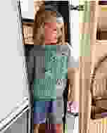 Phildar meiden trui breien met bloemen van Coton 3 (256, m12)