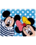 Knoopkleed Mickey en Minnie kiekeboe Disney Disney  Vervaco pn-0167700 
