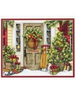  Borduurpakket  Thuis met de Kerst - Home for the Holidays dimensions 70-0896