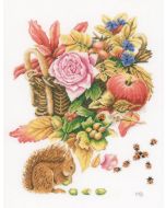 Lanarte borduurpakket Eekhoorn met herfstmand pn-0156940 van Marjolein Bastin
