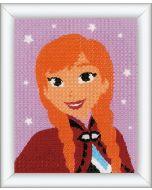 Borduurpakket Anna Frozen van Disney Vervaco voor kinderen om te borduren pn-0167690.