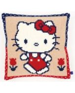 Borduurpakket borduurkussen kruissteek  Hello Kitty op wandel pn-0153864  van vervaco