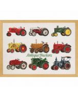 Borduurpakket oude tractors van Permin 70-9455