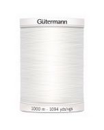Gütermann naaigaren kleur 800 wit 1000 meter 