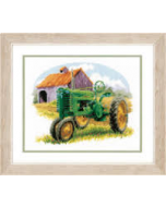  Borduurpakket  groene tractor van vervaco pn-0146927