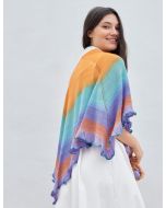 Lana Grossa doek breien van Cool Wool Lace Hand-dyed. (HD4, M2)