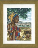 Marie Coeur borduurpakket Africa 1974 4418 borduren
