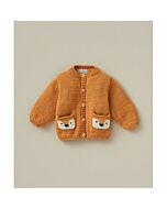 Phildar vest met vossen zakjes breien van Merinos 3.5 (200, m40)