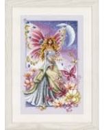 Vervaco borduurpakket fee met vlinders en maan pn-148079 borduren