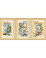  Borduurpakket 3 stuks decoratieve vlinders met telpatroon vervaco pn-0155948