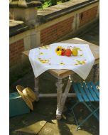 Borduurpakket voorbedrukt tafelkleedje zonnebloemen om te borduren pn-0157711