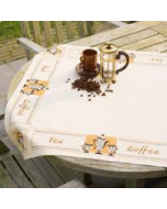 Vervaco Tafelkleed met telpatroon thee en koffie pn-0021725
