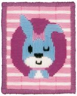 Vervaco borduurpakket spansteek Knipogend konijntje voor kinderen om te borduren pn-0155644
