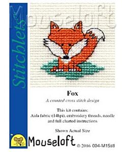 Mouseloft borduurpakket vos 004-M15 telpatroon