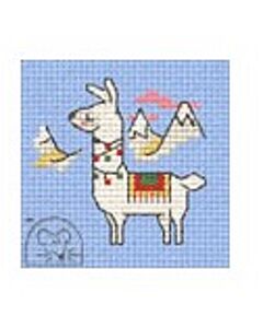 Mouseloft borduurpakket alpaca 004-P02 telpatroon