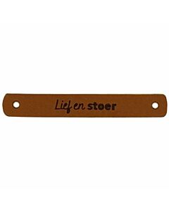 lief en stoer