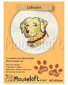 Mouseloft borduurpakket labrador 00G-006 telpatroon