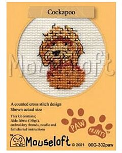 Mouseloft borduurpakket cockapoo 00G-302 telpatroon
