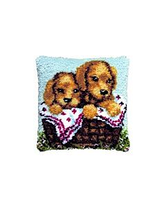 Knoopkussen puppy's van pako om te knopen 013.300