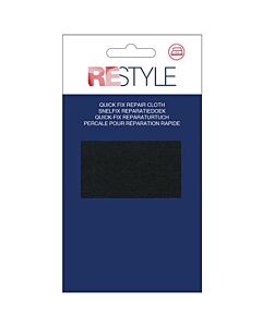  Restyle Snelfix Reparatiedoek kl.000 zwart opstrijkbaar